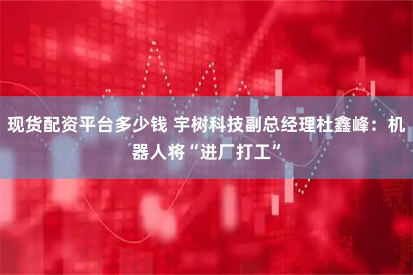 现货配资平台多少钱 宇树科技副总经理杜鑫峰:机器人将“进厂打工”